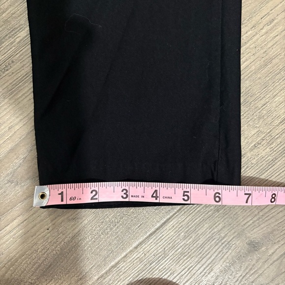 Nanette Lepore Womens Trouser Pants Tapered Leg Stretch Flat Front Black Size 12 - Picture 6 of 13